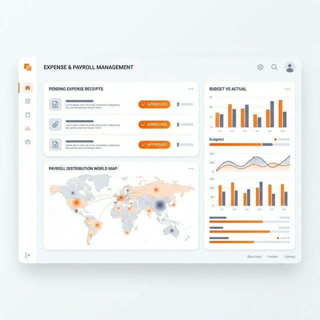 Expense and payroll management